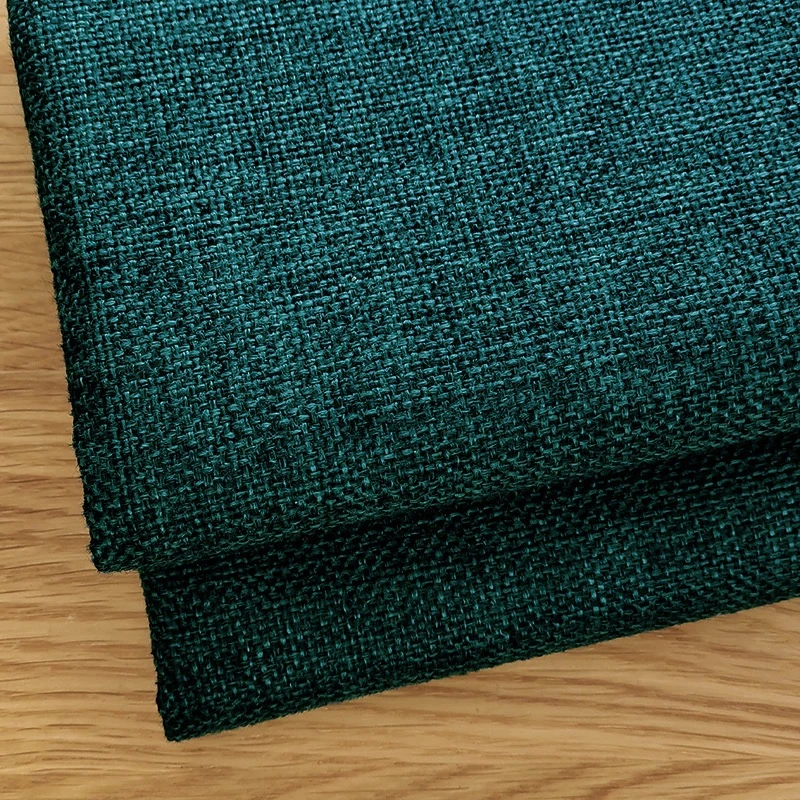 (we have some stock colors &also can be customized) China Wholesale Upholstery Faux Linen Fabric/Imitation Hemp Fabric for Cushion/Sofa/Chair Cover/Pet Mat